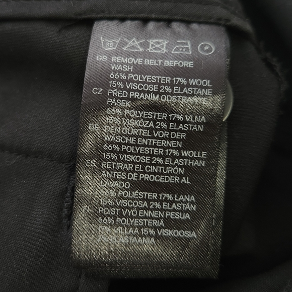 H&M Modern Classic Wide Leg Pants Size 8 - Picture 11 of 13